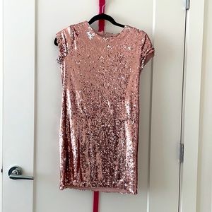 Sequined mini dress